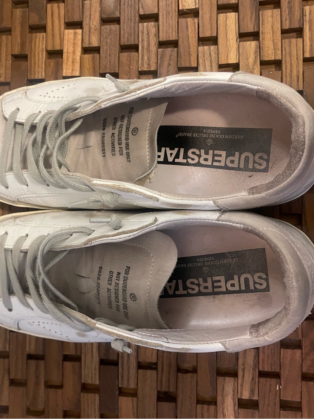 Golden Goose White Low-Top Sneakers